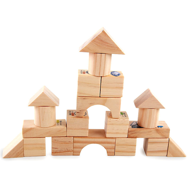 Wooden simulation train toys