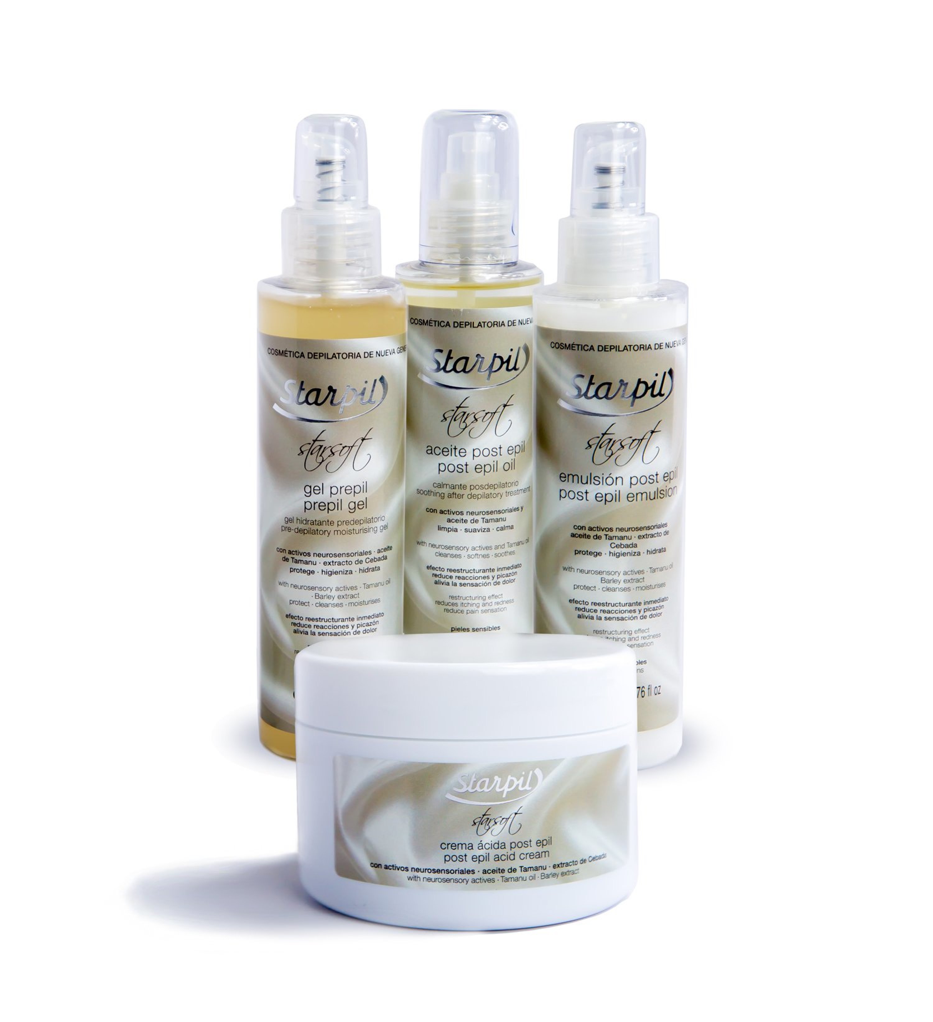 New Starsoft Bundle: Pre Depilatory Gel & Post Epil Oil By Starpil Wax