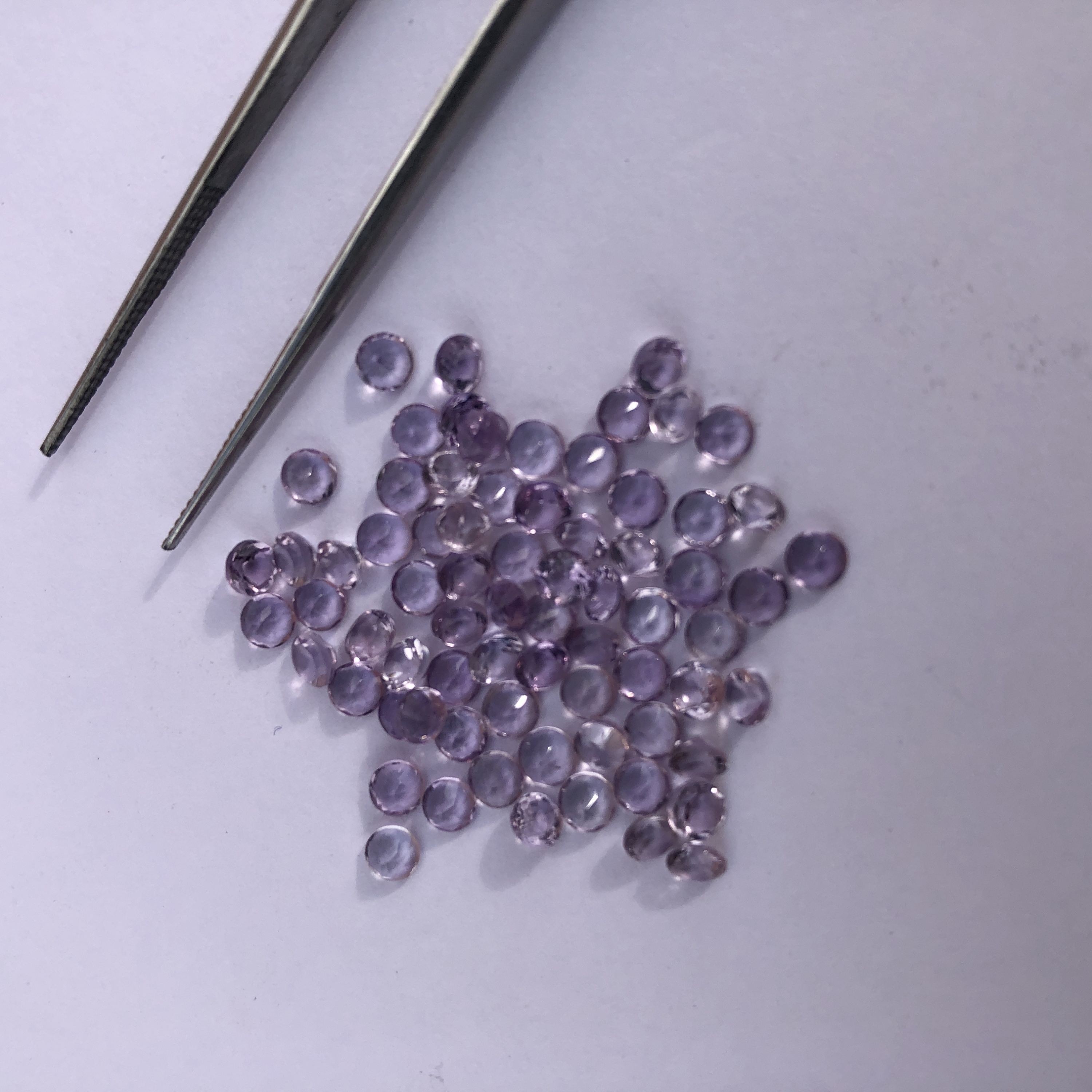 Natural Amethyst Faceted Round Gemstone