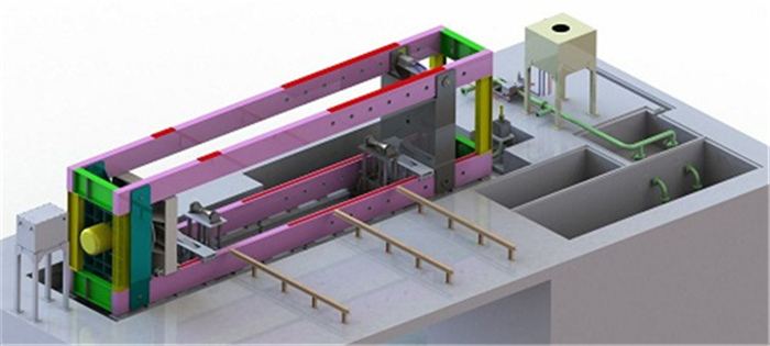 Lochstanzmaschinen, hydraulisch, automatisch, für Metalle