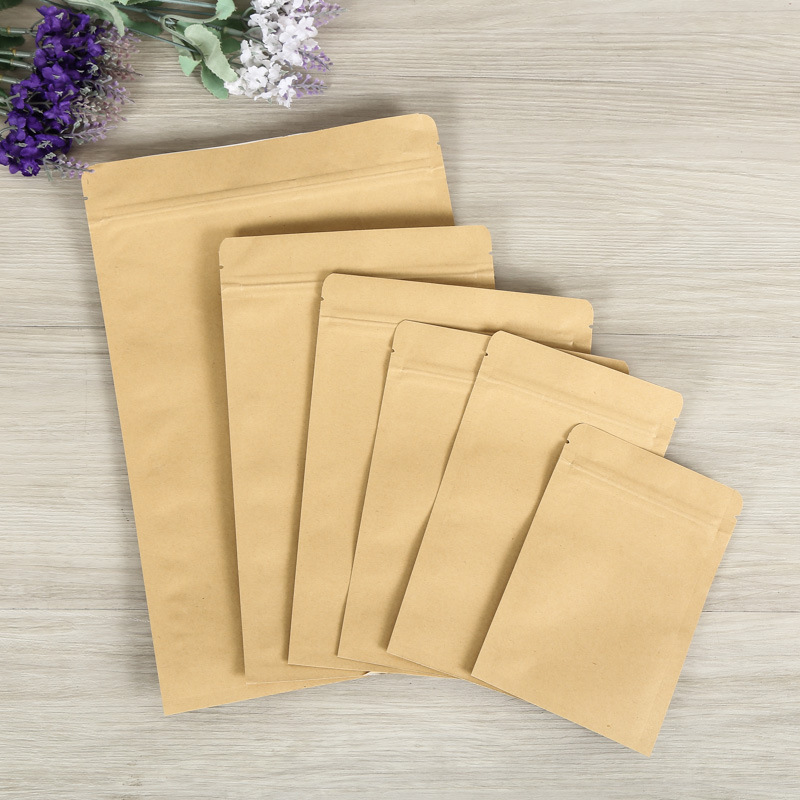   Square bottom kraft paper bag