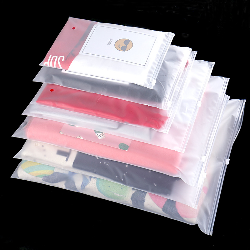   Translucent long strip ziplock bag