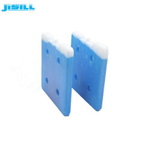 High quality square shape 26*26*2.5 cm HDPE hard plastic reusable ice brick gel ice packs in cooler box