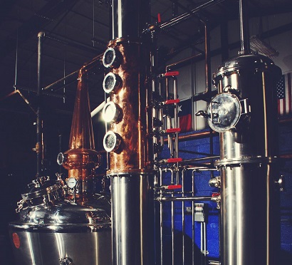 Production de boissons alcooliques distillées