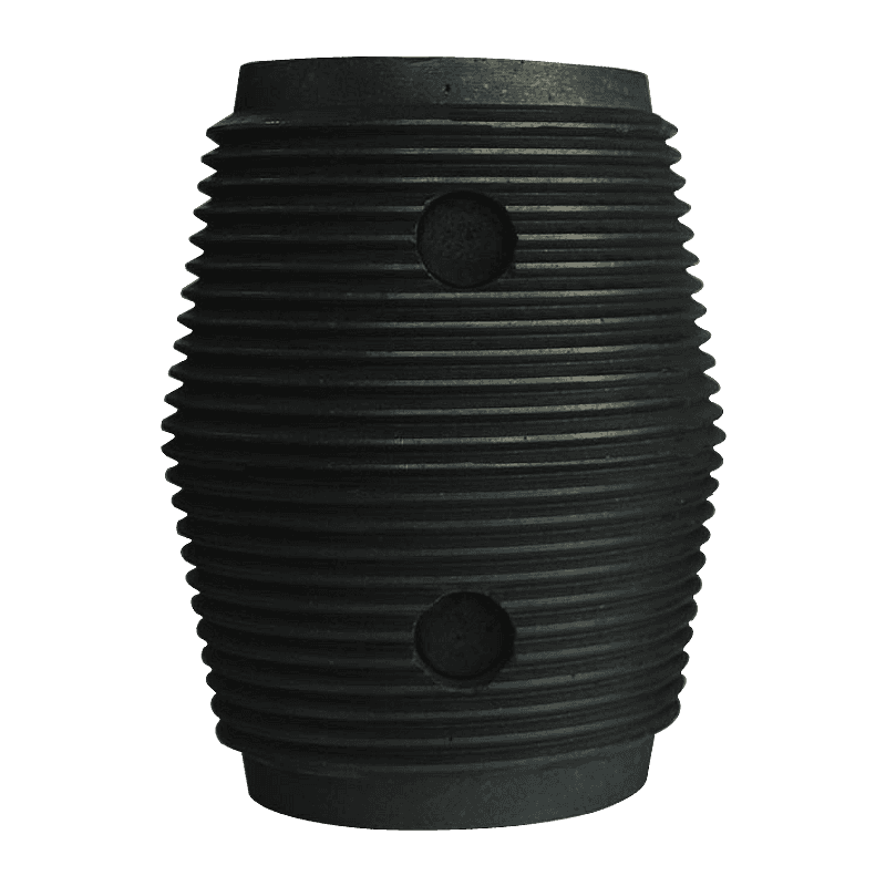 High bulk density graphite electrode nipple