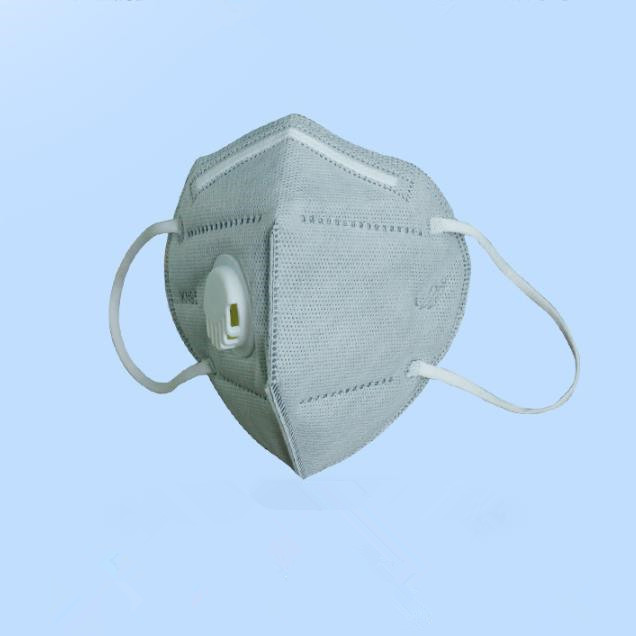 Grey mask with breathing valve