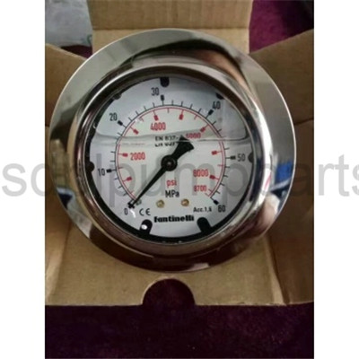 Sany concrete pump pressure gauge