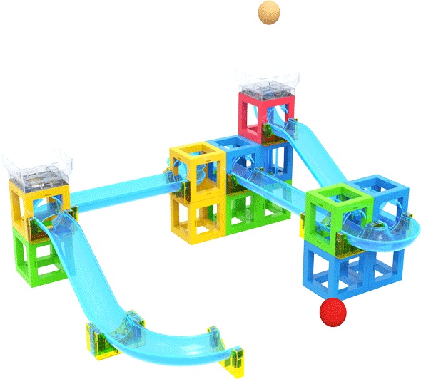 Enhance Imagination Toy Marble Run