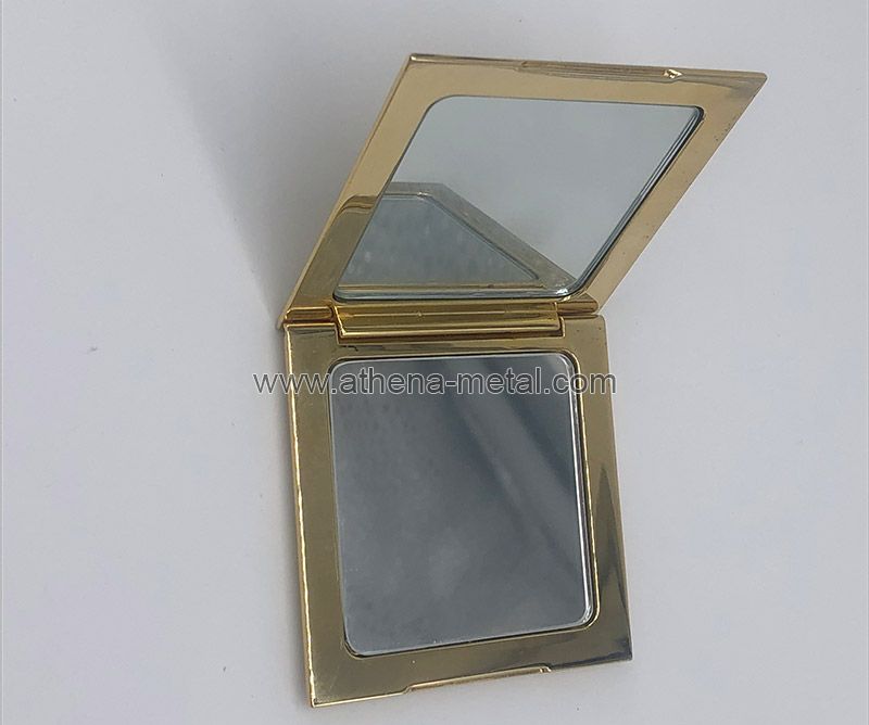 Suqare Metal Compact  OEM Metal Compact box  