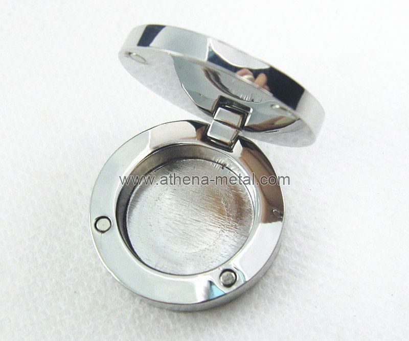 Round Metal Solid Perfume Container   perfume container   