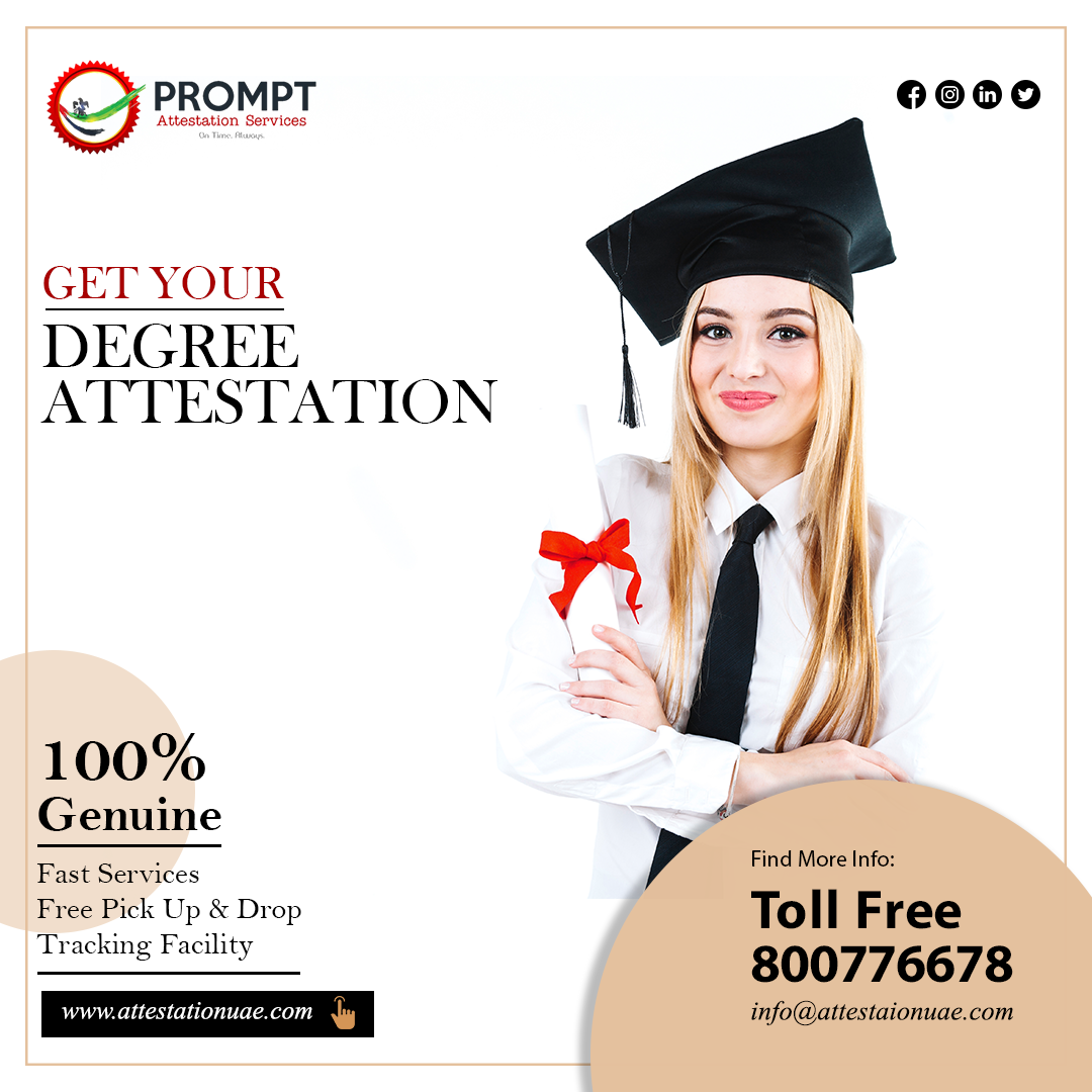 Educational Certificate Attestation - Degree, Diploma, Marksheets and many more