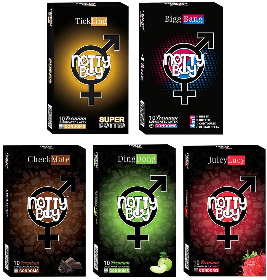 Buy 50 Multi Variety NottyBoy Condoms Pack Online At Low Price From Amazon