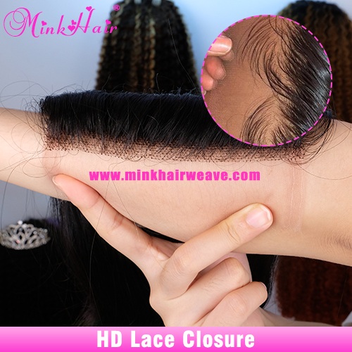 Mink Brazilian Hair HD Lace Closure