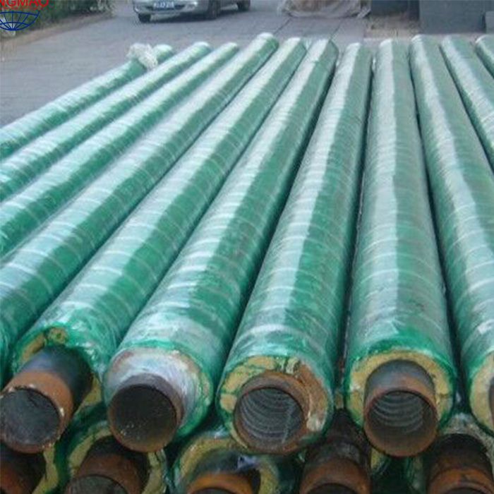 Glass reinforced plastic anti-corrosion thermal insulation pipe