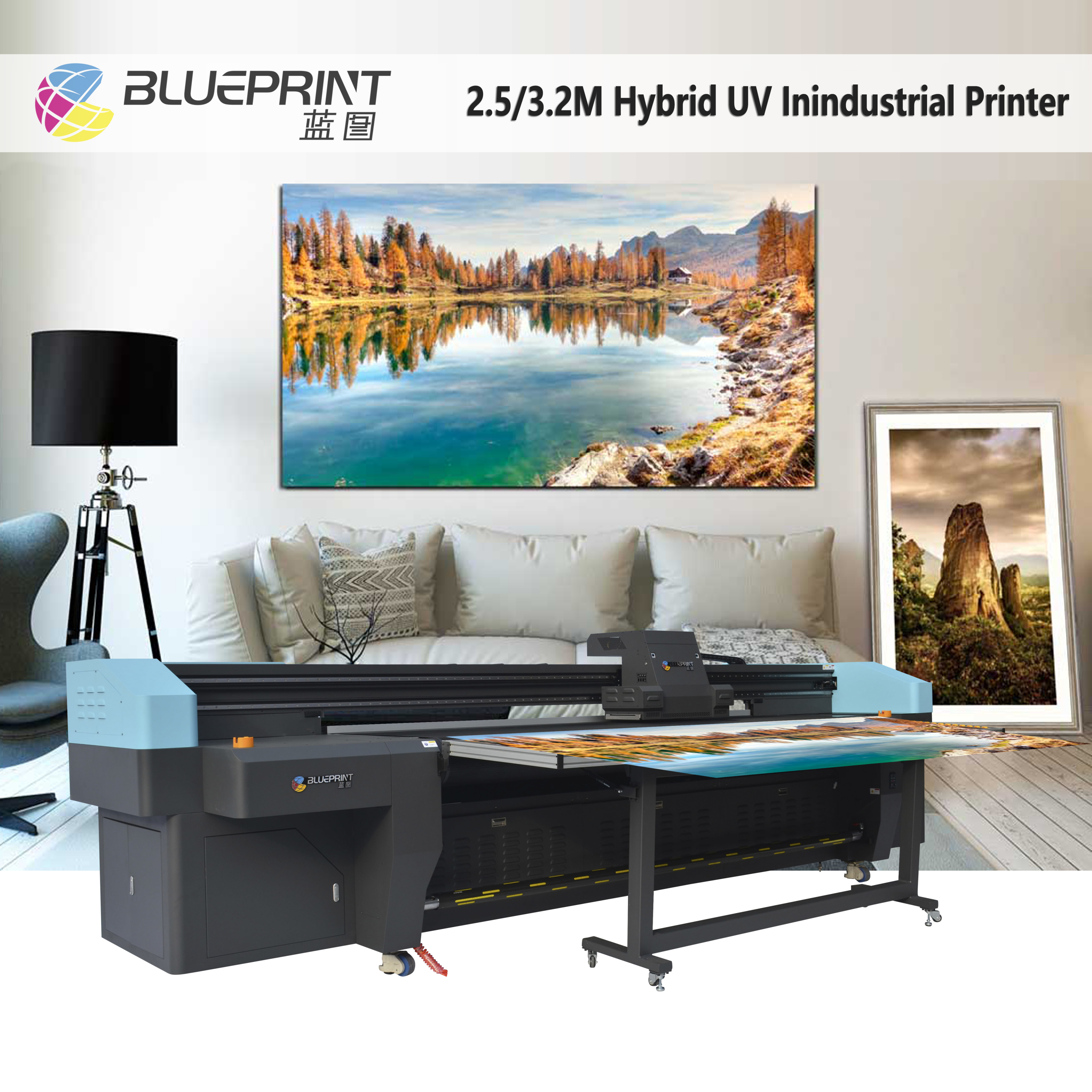 Blueprint Hybrid UV LED printer 