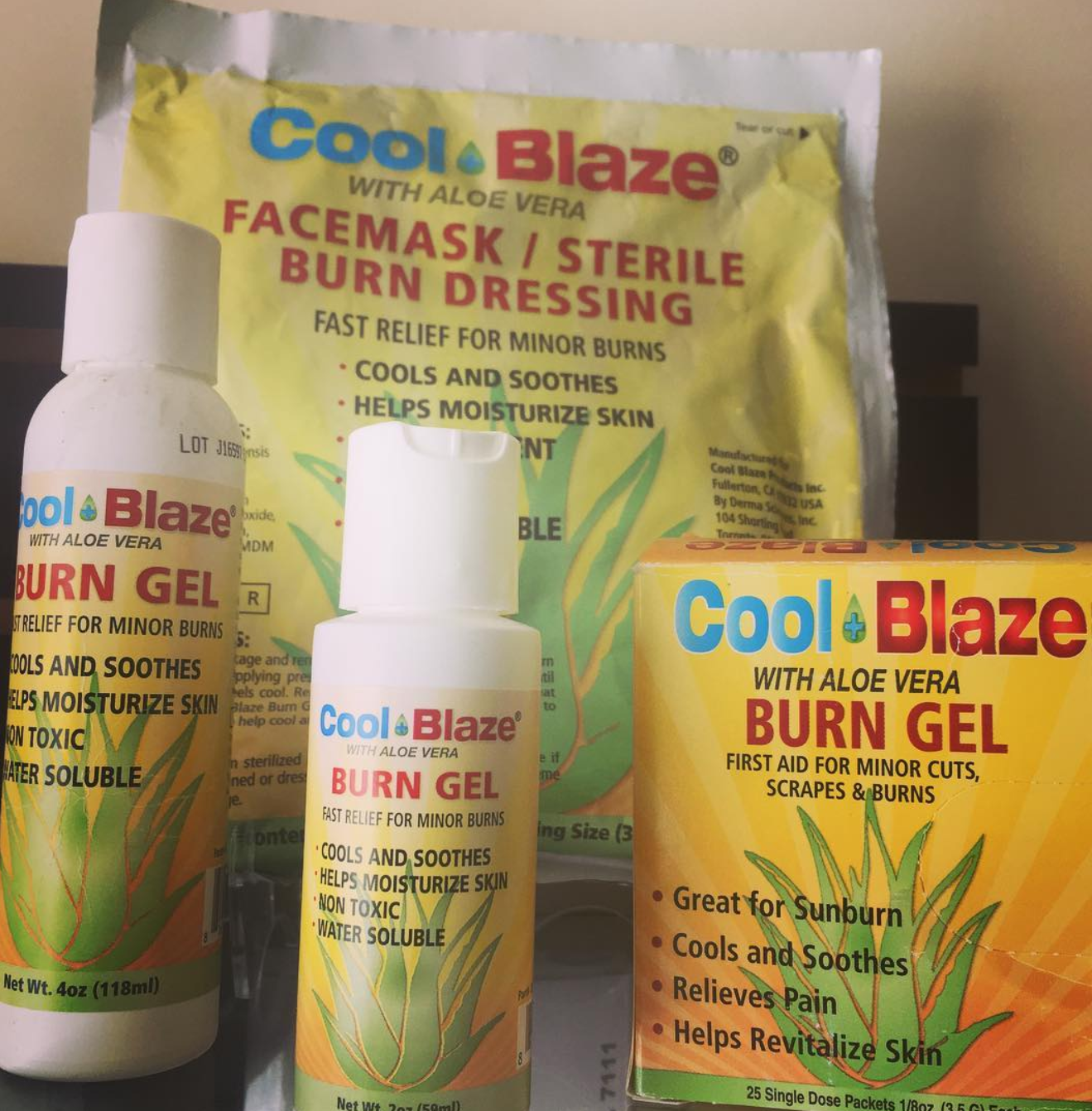 Cool Blaze Burn Gel Products