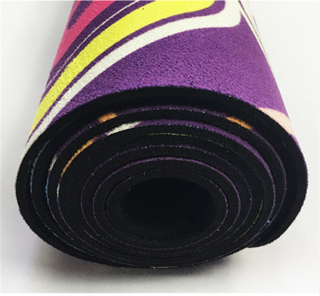 Sublimated suede YOGA Mat  Rubber Yoga Mat  Deluxe Yoga Mat Wholesalers   