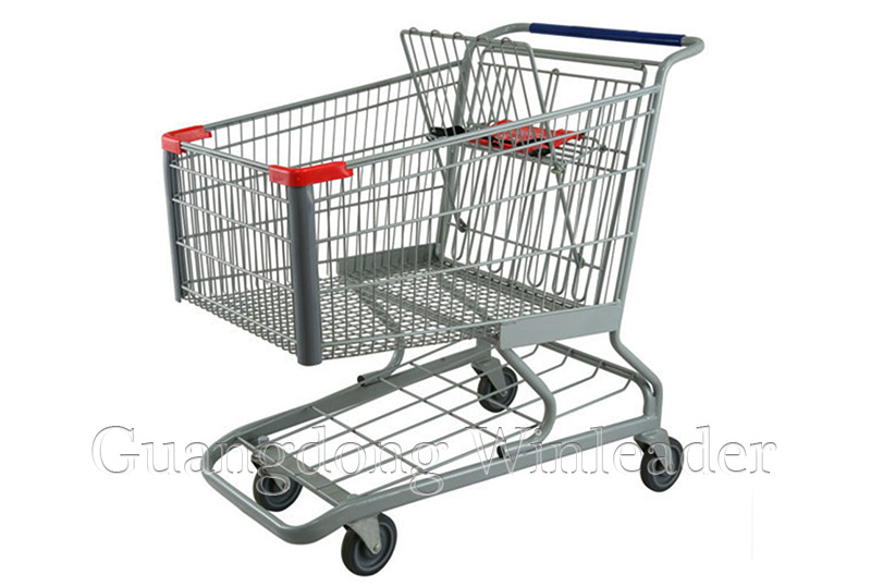 YLD-MT190-1FB American Shopping Cart17     grocery shopping trolley factory  