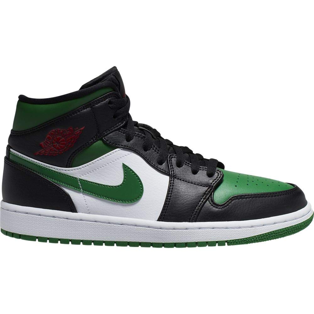 Nike Jordan Mens Air Jordan 1 Mid Leather Synthetic Trainers