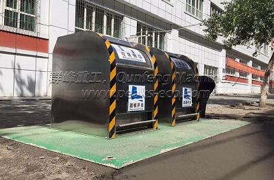 Intelligent Solar Energy Underground Trash Bin