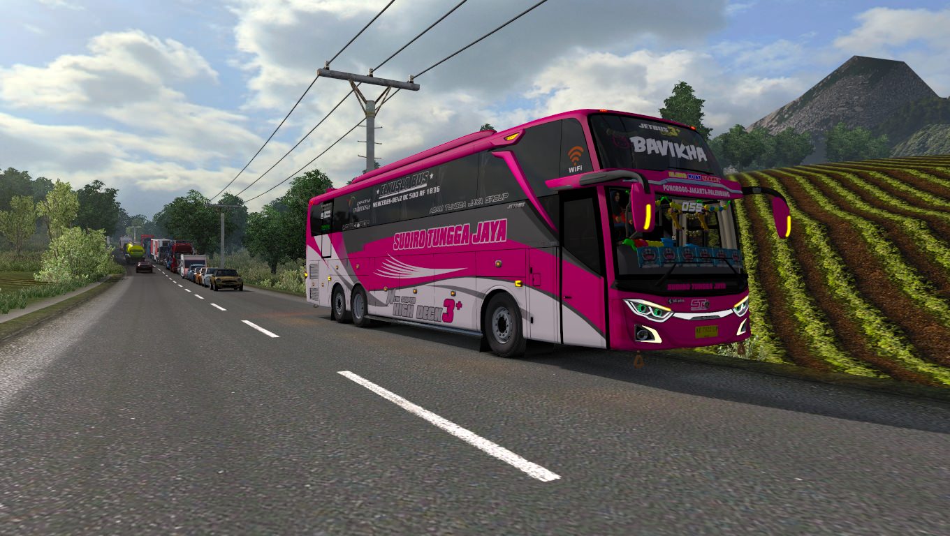 Mod ets2 1.36 bus indonesia