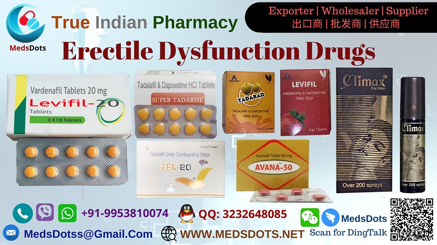 Buy Tadalafil 20mg Online | Indian Tadalafil Supplier | Erectile Dysfunction Drugs Price India