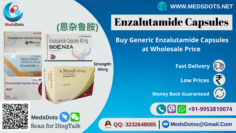 Buy Enzalutamide Capsules Online | Indian Enzalutamide 40mg Supplier | Generic Xtandi Price 