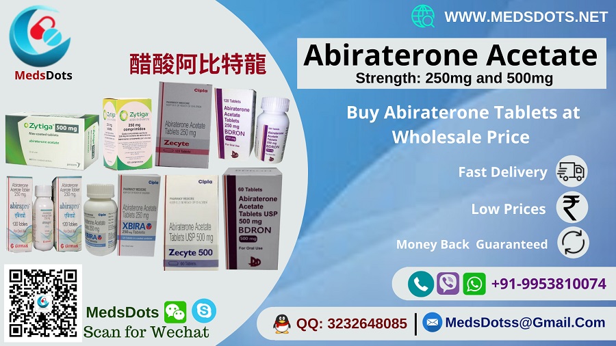 Abirapro 250mg Tablets Price | Buy Abiraterone Acetate Online | Prostate Cancer Drugs Exporter