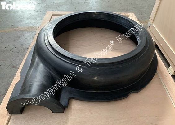 Tobee Cover Plate Liner E4018TL1R55 Rubber Spares for AH Centrifugal Pumps.