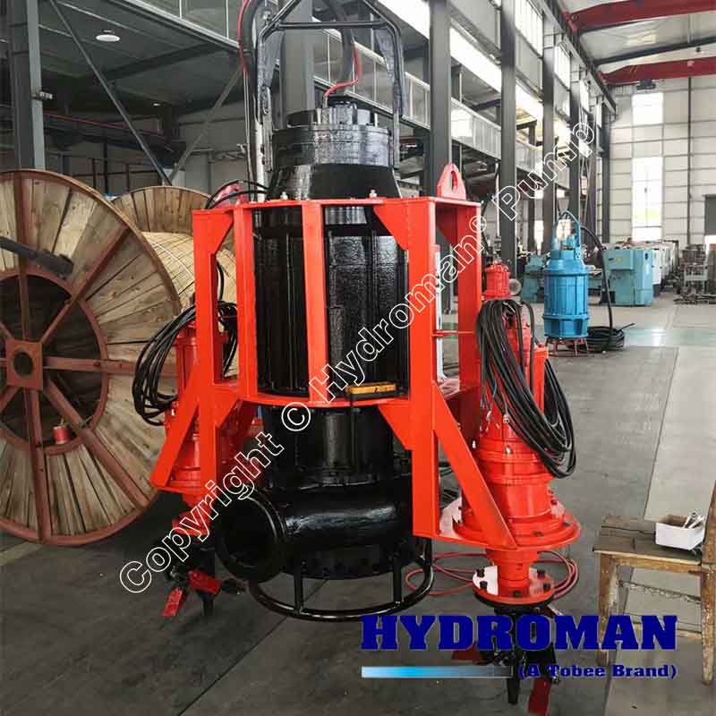 Hydroman™ Submersible Dredge Pump with CutterHeads