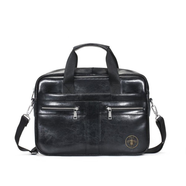 Black HK Messenger Briefcase | Hk