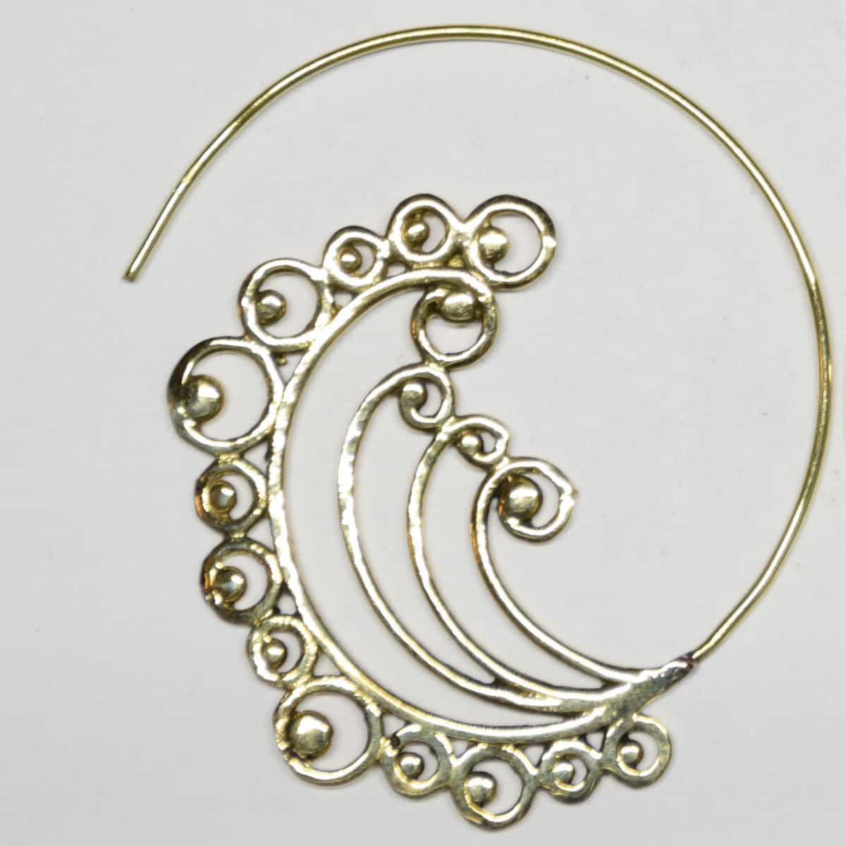 Rajasthan Design - Brass Earrings - N°6890