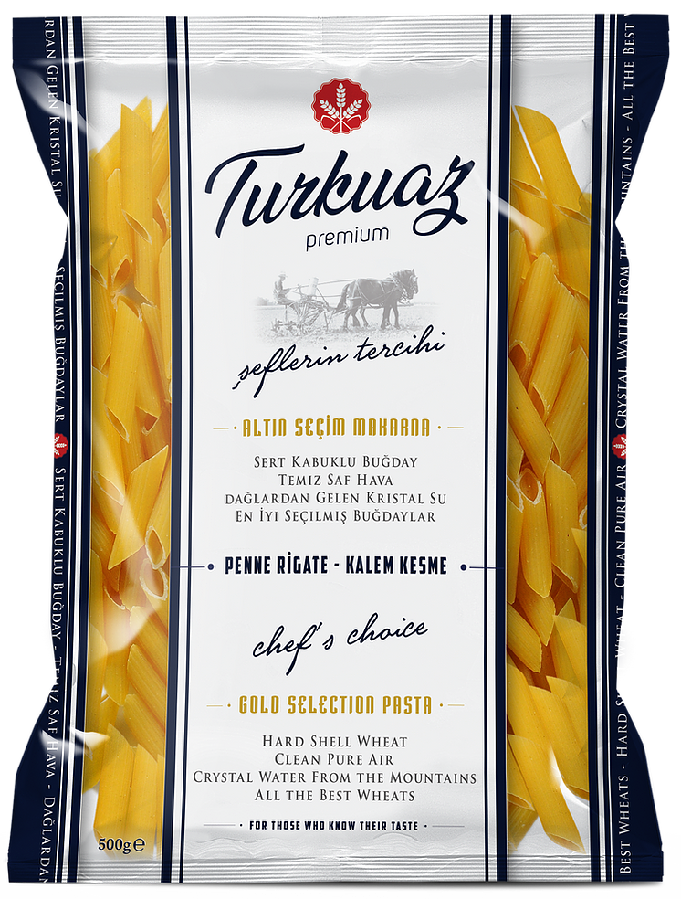 Turquoise Premium Pencil Cut Pasta