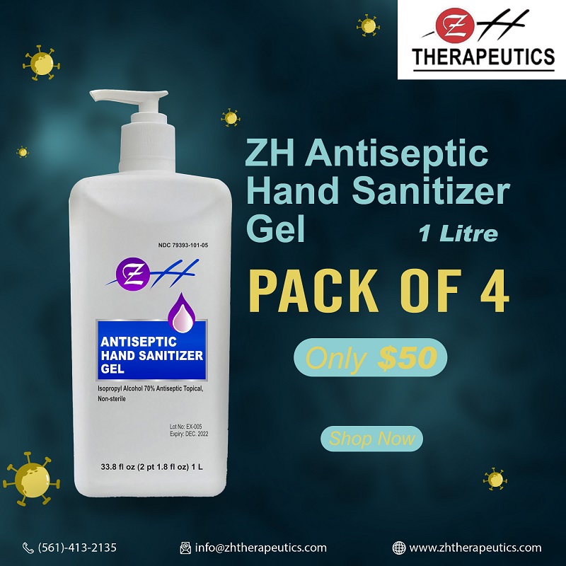 Antiseptic Hand Sanitizer Gel