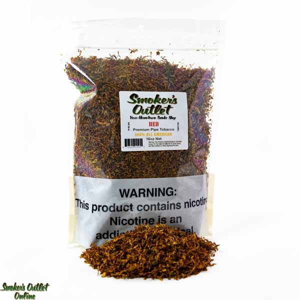 Smoker's Outlet Pipe Tobacco 1 lb (16oz) - Red