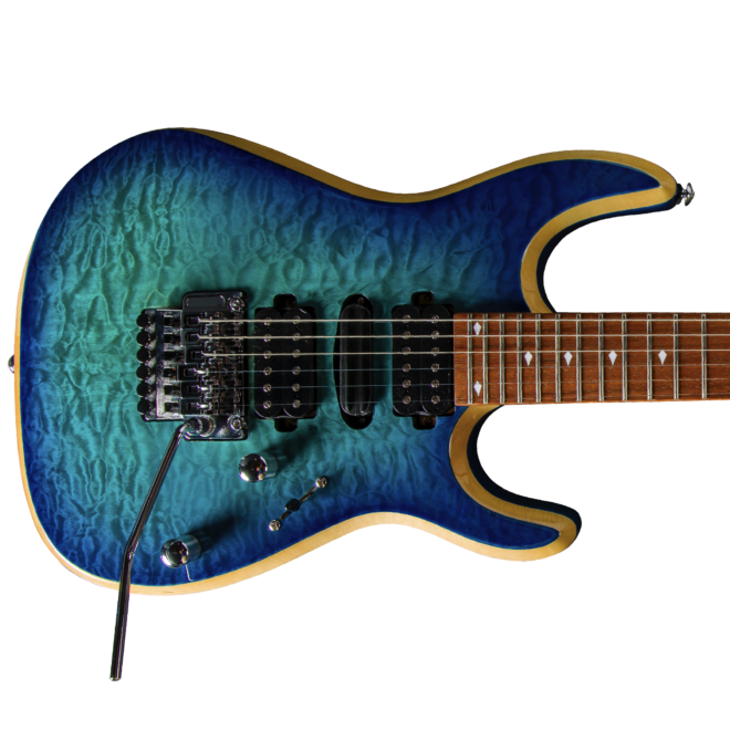 Royal Blue Guitar