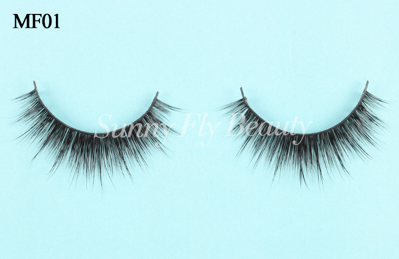 Handmade Siberian Mink Fur Eyelashes MF01