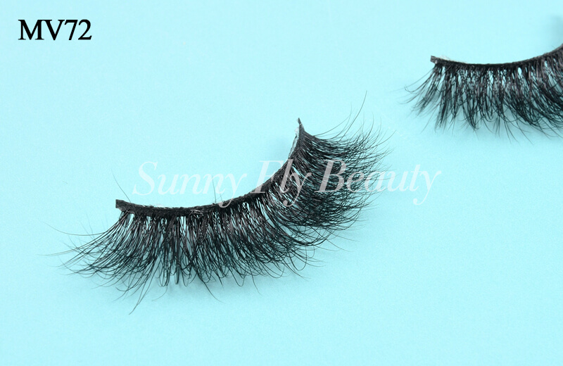 3D Multi-layered Mink Fur Eyelashes MV72