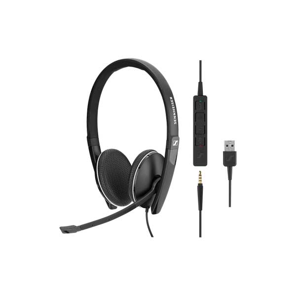 EPOS Sennheiser SC 165 USB and 3.5mm Double Sided Headset