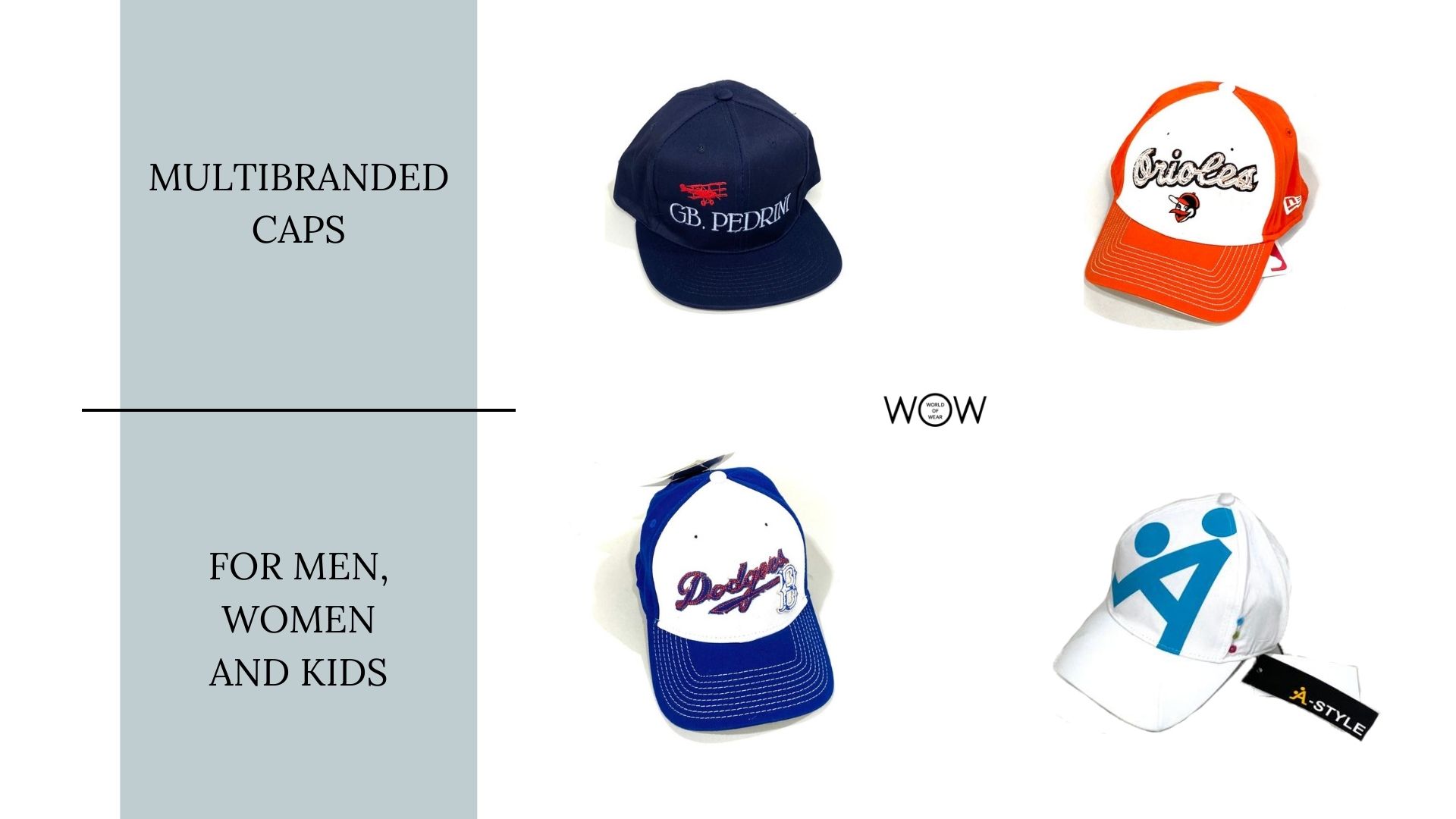 Multibranded caps