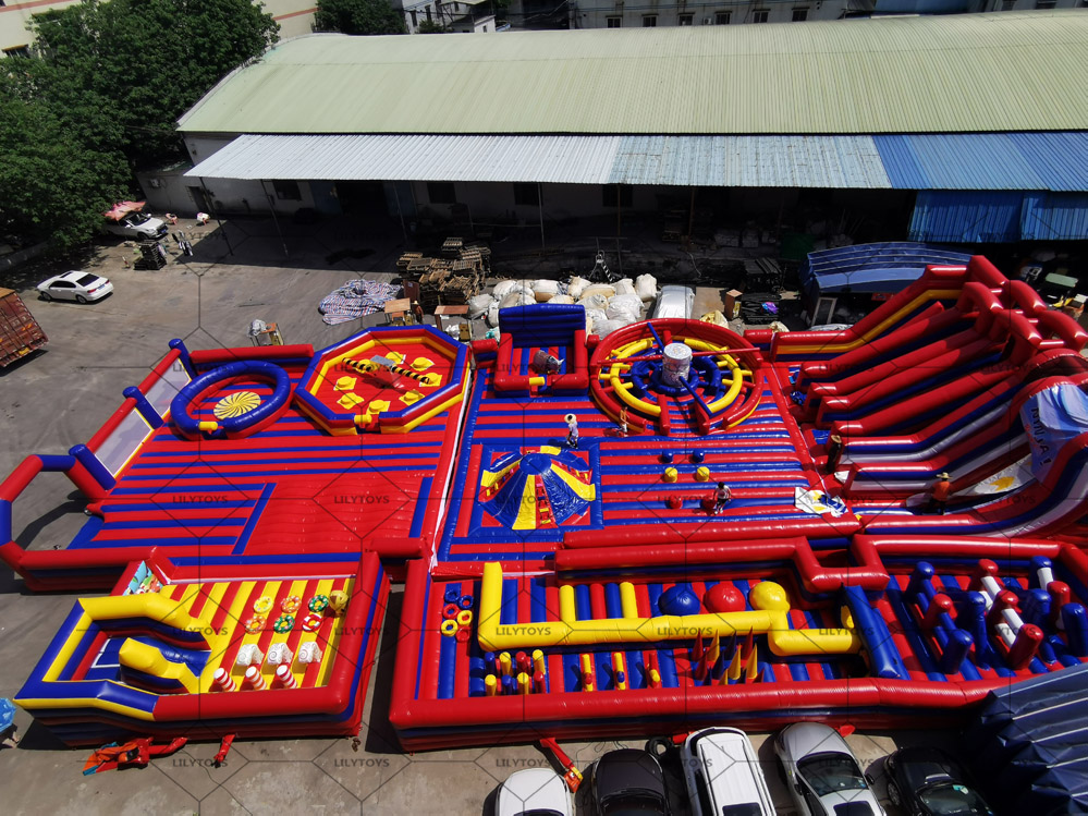 inflatable indoor trampoline park for theme park inflatable amusement park