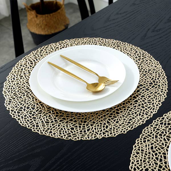 WANTU JH8003 GOLD Vinyl Placemat