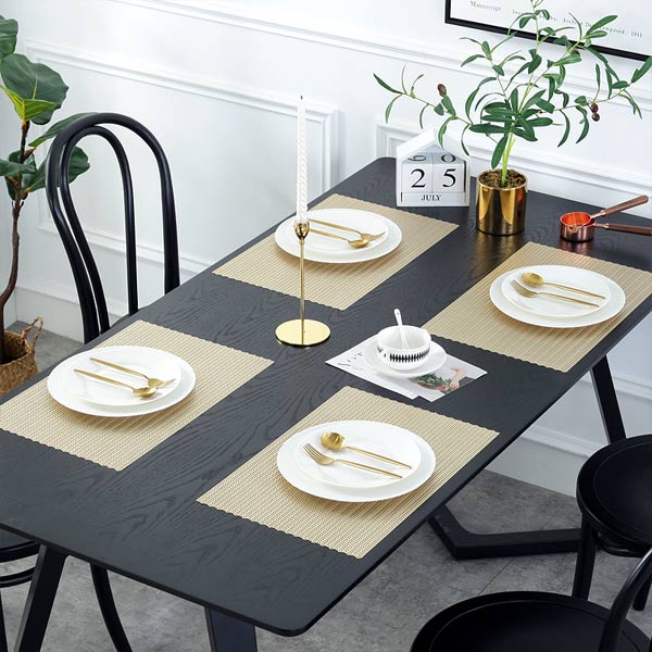 WANTU JH8005 GOLD Vinyl Placemat