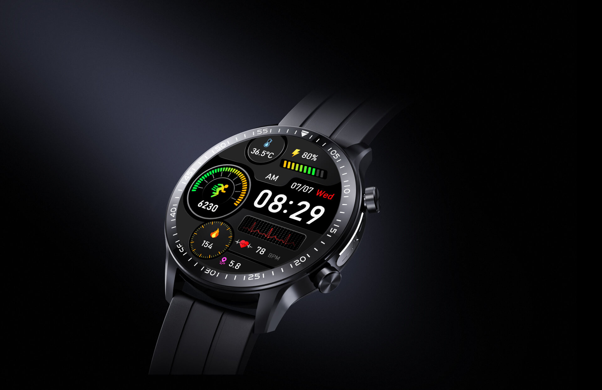 2051E AMOLED Smart Health Watch