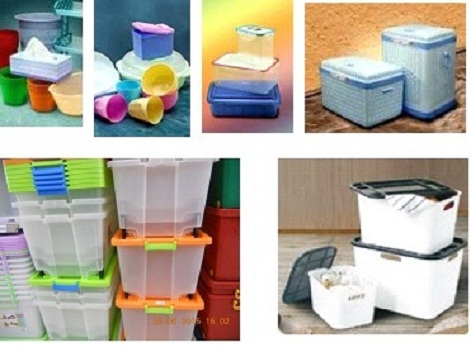 Houseware terbuat dari plastik