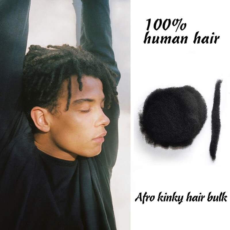 Afro Kinky Human Hair - Natural Black - Color #1B