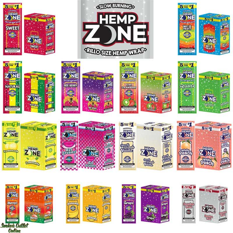 Order Online Hemp Zone Rillo Size Hemp Wrap