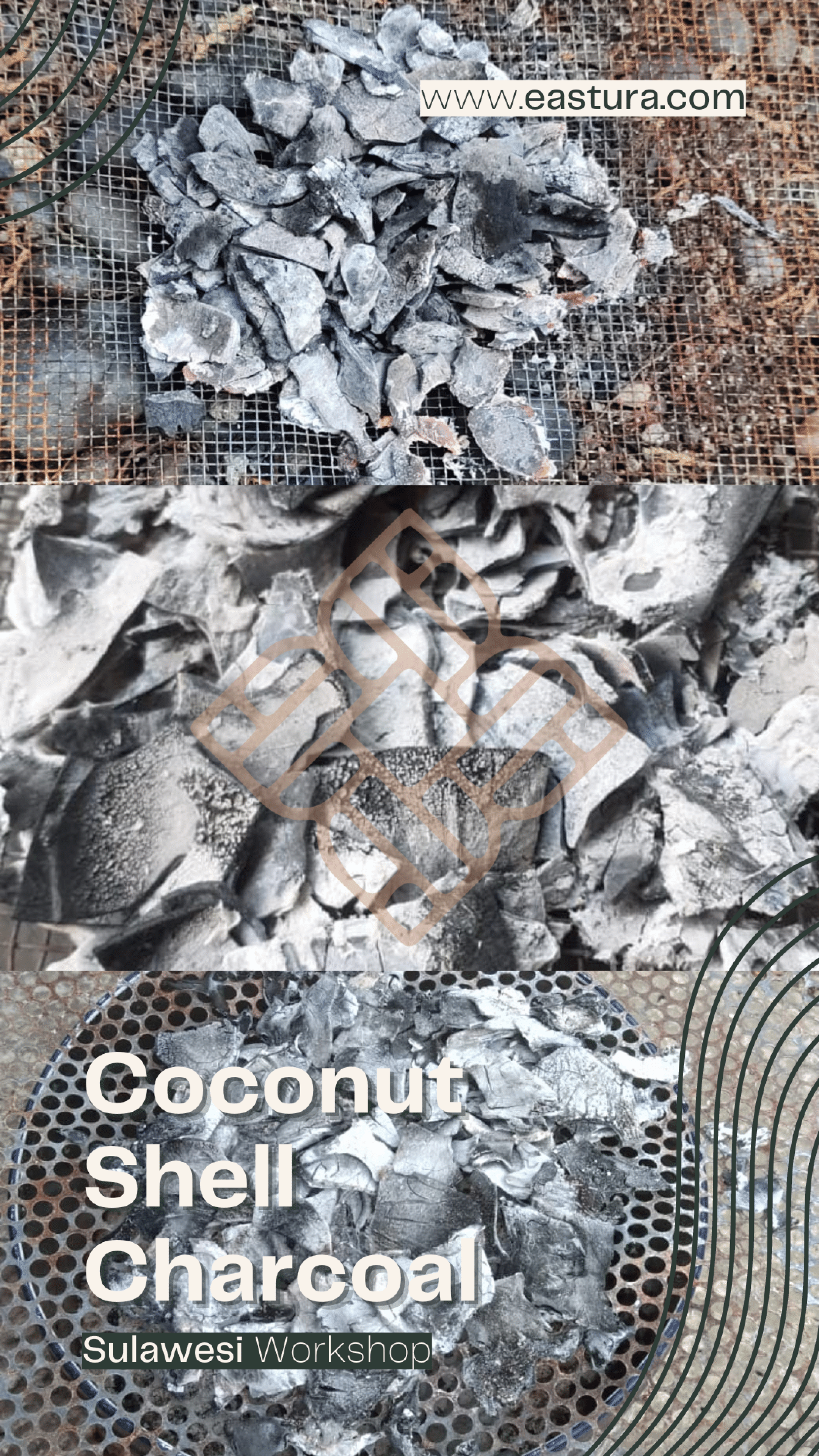 Coconut shell tuotteet