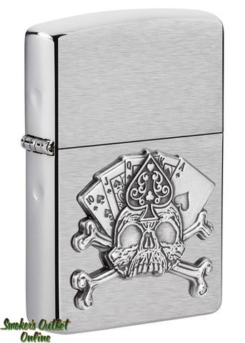 Buy Zippo Car Skull Emblem Design Lighter